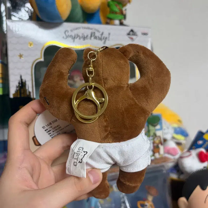 [SOLD OUT] 근육곰돌이 헬창곰 프로틴베어 인형 키링