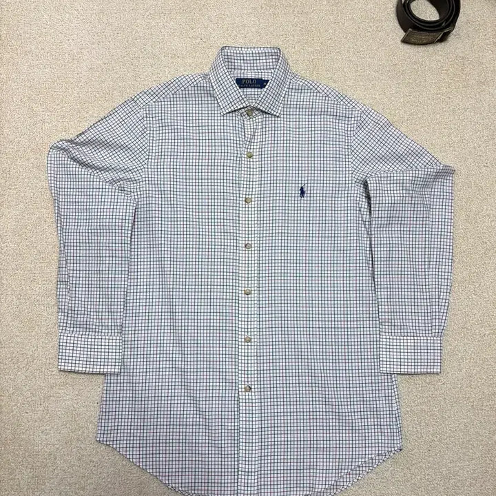 [BUNJANG] Polo Ralph Lauren Checkered Long Sleeve Shirt / 100) 폴로 랄프로렌 체크 셔츠 긴팔