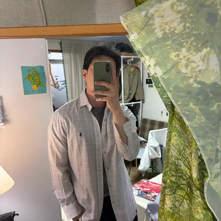 [BUNJANG] Polo Ralph Lauren Checkered Long Sleeve Shirt / 100) 폴로 랄프로렌 체크 셔츠 긴팔