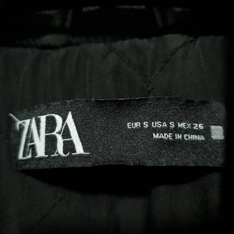[BUNJANG] ZARA Vintage Faux Leather Bomber Jacket (S) / 자라 빈티지 페이크 레더 봄버 점퍼 S_W0417