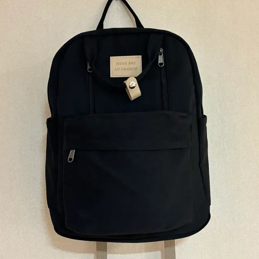[BUNJANG] Black Backpack / 백팩 학생가방