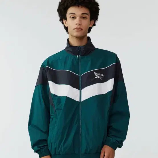 [BUNJANG] Reebok Windbreaker Jacket Green / 리복 바람막이 그린