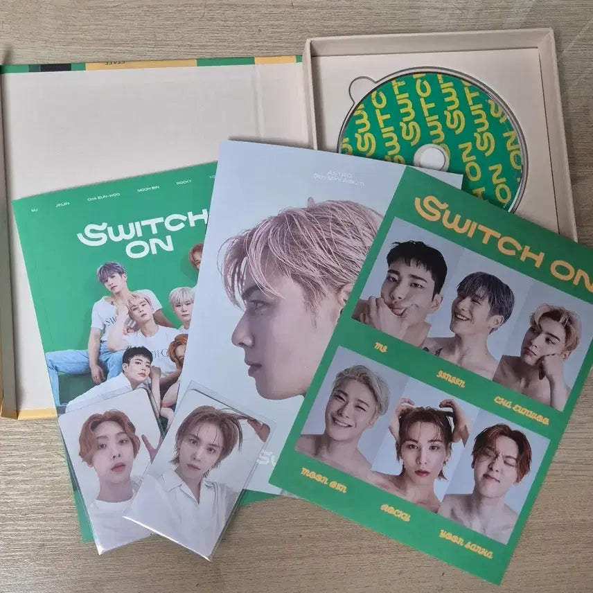 [BUNJANG] ASTRO Switch On Unsealed Album Full Set / 아스트로 Switch On 개봉 앨범 풀구성