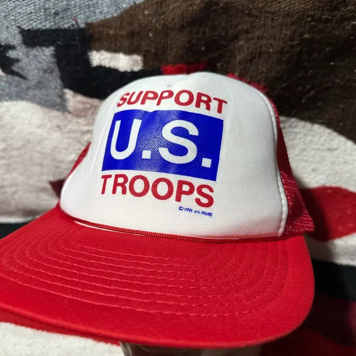 [BUNJANG] Vintage Support Trucker Cap / [빈티지] Vintage Support Trucker Cap