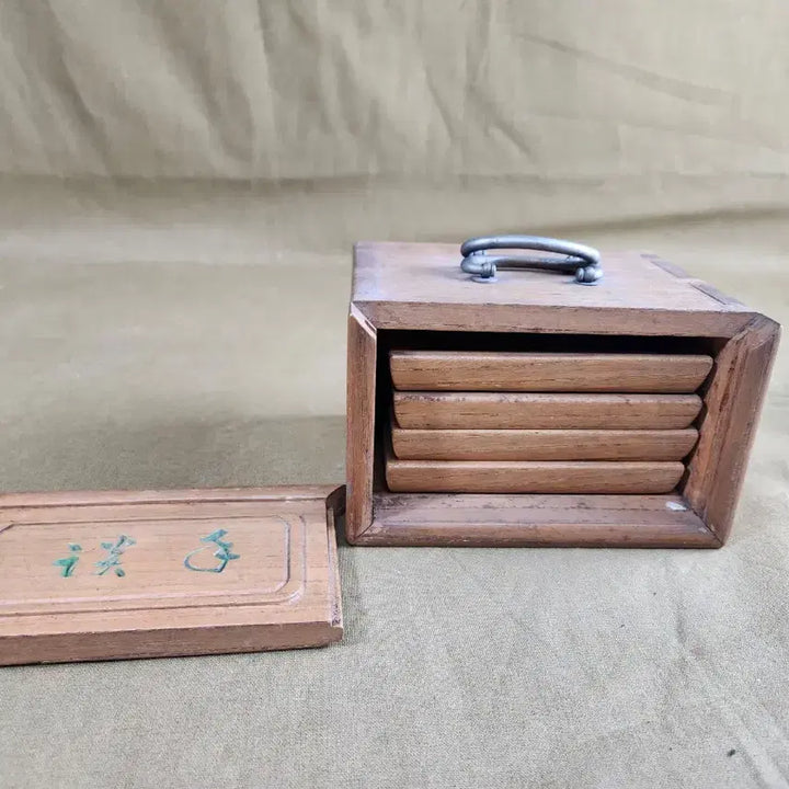 [BUNJANG] Natural Zelkova Wood Joined Chest with Stand / 천연목 느티나무,귀목 주먹장부함,잔받침