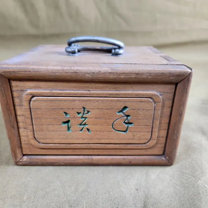 [BUNJANG] Natural Zelkova Wood Joined Chest with Stand / 천연목 느티나무,귀목 주먹장부함,잔받침