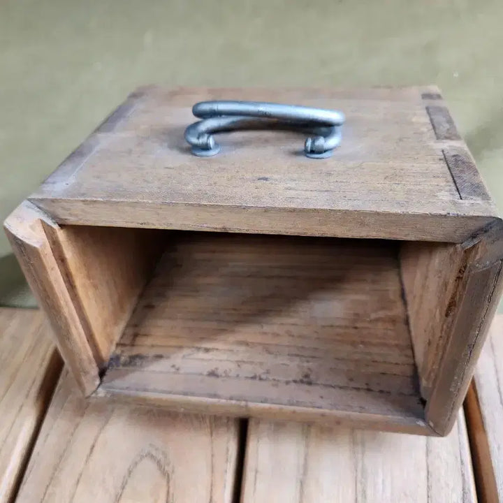 [BUNJANG] Natural Zelkova Wood Joined Chest with Stand / 천연목 느티나무,귀목 주먹장부함,잔받침