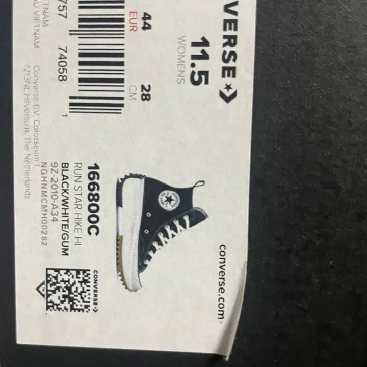 [BUNJANG] Converse Run Star Hike High Top Sneakers / 컨버스 런스타 하이크 하이