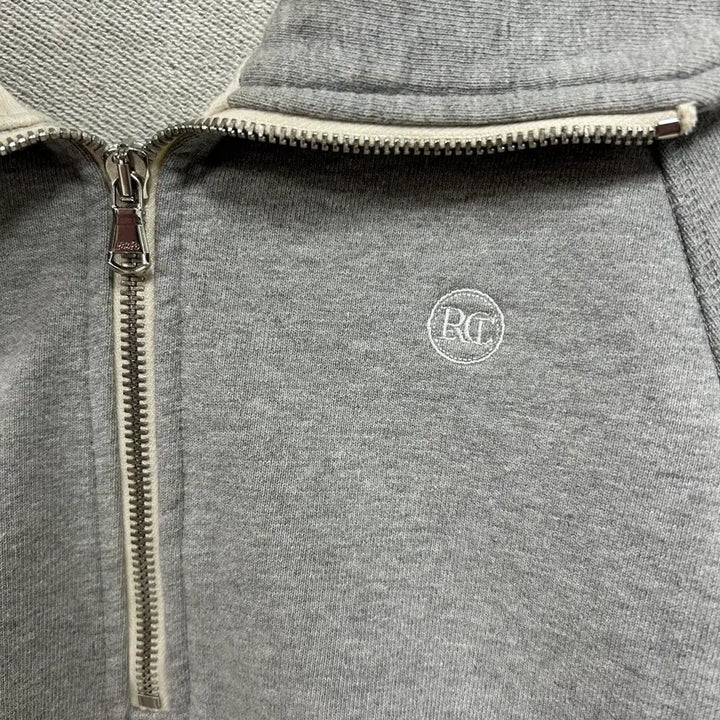 [BUNJANG] RECTO RC Logo Half Zip Sweatshirt / 렉토 RC 로고 하프 집업 스웻셔츠 맨투맨