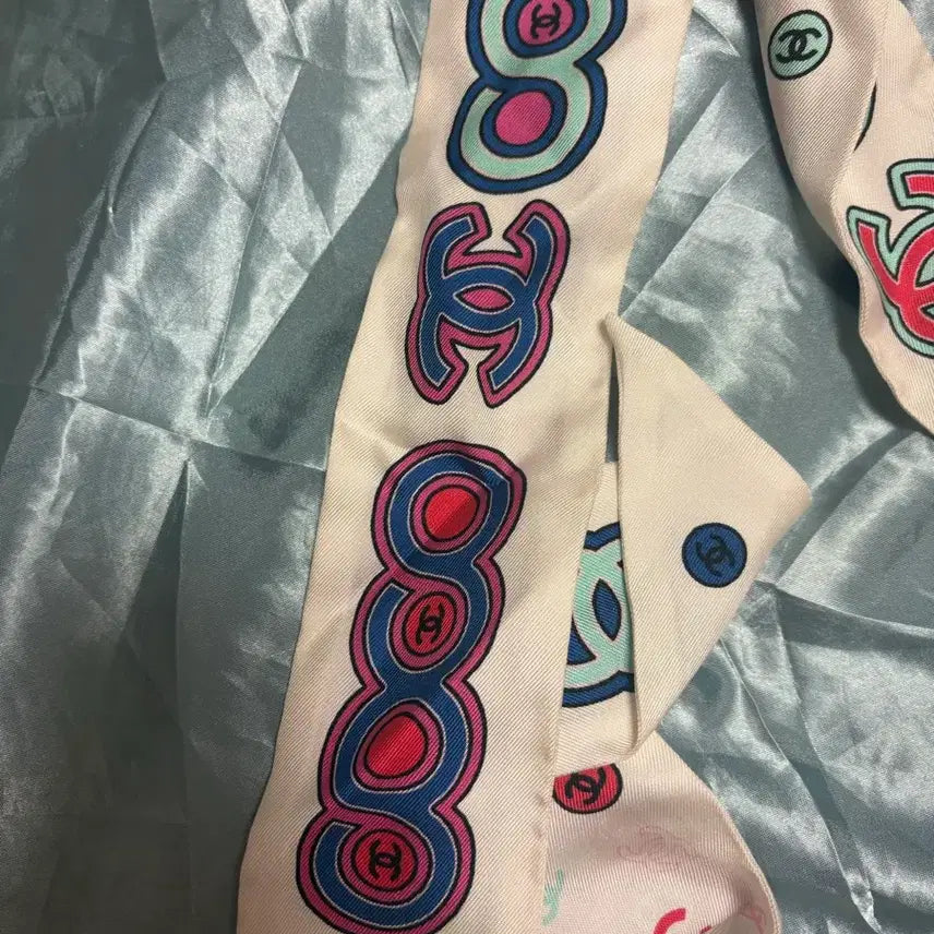 [BUNJANG] Chanel Twilly Bandeau Scarf / 샤넬 트윌리 방도