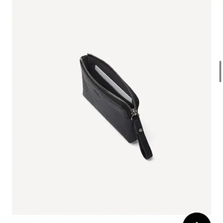[BUNJANG] PROPER Black Zipper Card Wallet / PROPER 검정색 지퍼 카드지갑