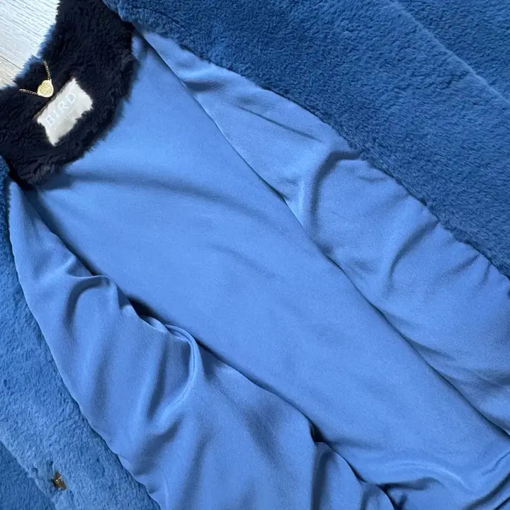 [BUNJANG] Hansum Faux Fur Coat Jacket Women / 한섬 퍼 코트 자켓 여성