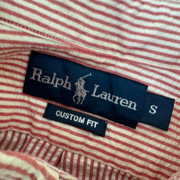 [BUNJANG] Polo Ralph Lauren Seersucker Short Sleeve Shirt / S 폴로 랄프로렌 시어서커 반팔 남방