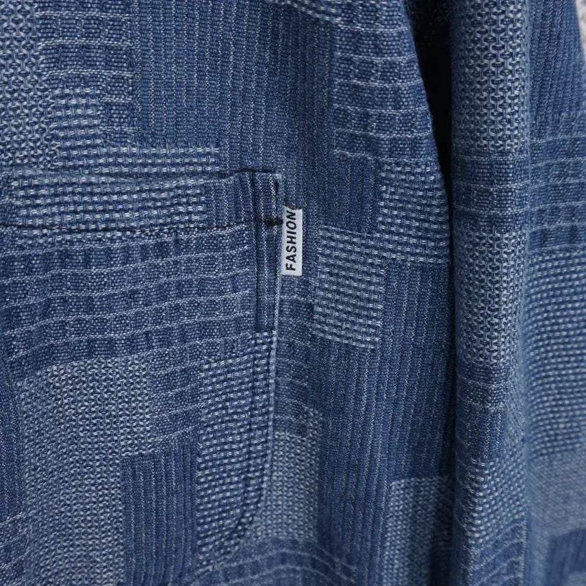 [SOLD OUT] HMHK 남성 패치워크 느낌 데님 셔츠 자켓 100-105size
