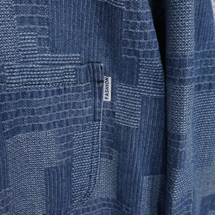 [SOLD OUT] HMHK 남성 패치워크 느낌 데님 셔츠 자켓 100-105size