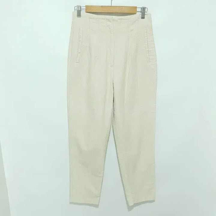 [BUNJANG] ZARA High-Waist Linen Pants - M / 자라 하이웨스트 린넨 팬츠 M_S1557