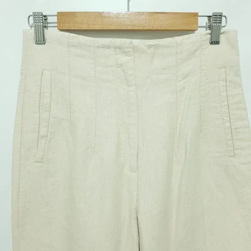 [BUNJANG] ZARA High-Waist Linen Pants - M / 자라 하이웨스트 린넨 팬츠 M_S1557