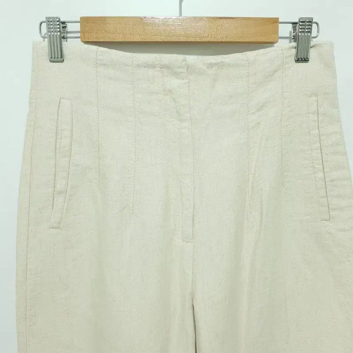 [BUNJANG] ZARA High-Waist Linen Pants - M / 자라 하이웨스트 린넨 팬츠 M_S1557
