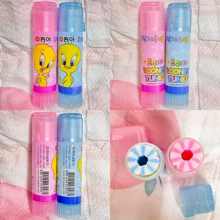[BUNJANG] Tweety Bird Stick Eraser (New) / 고전 문구 트위티 스틱 지우개 개당 (새상품)