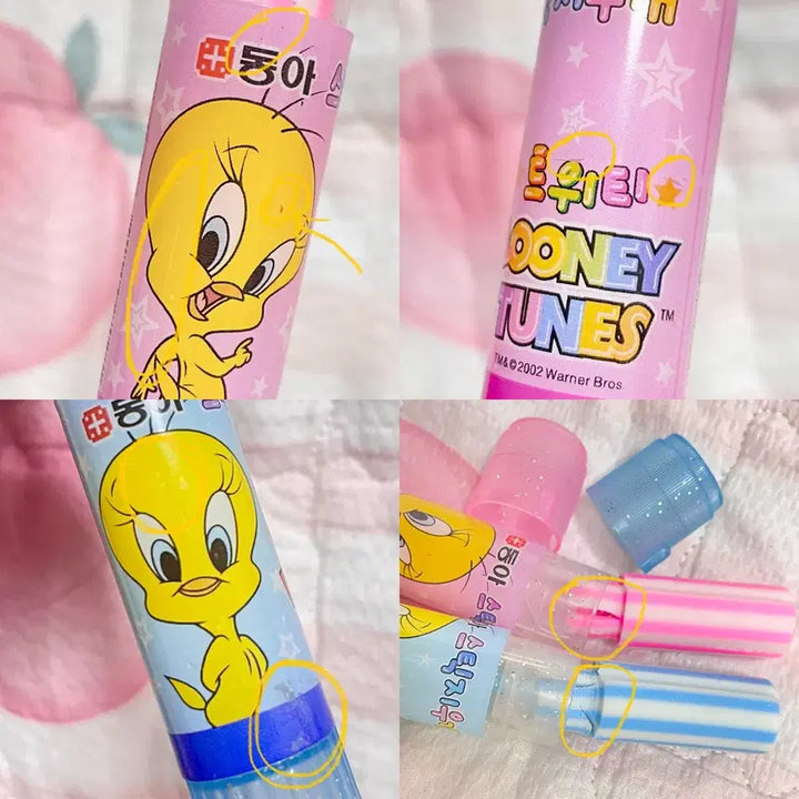 [BUNJANG] Tweety Bird Stick Eraser (New) / 고전 문구 트위티 스틱 지우개 개당 (새상품)