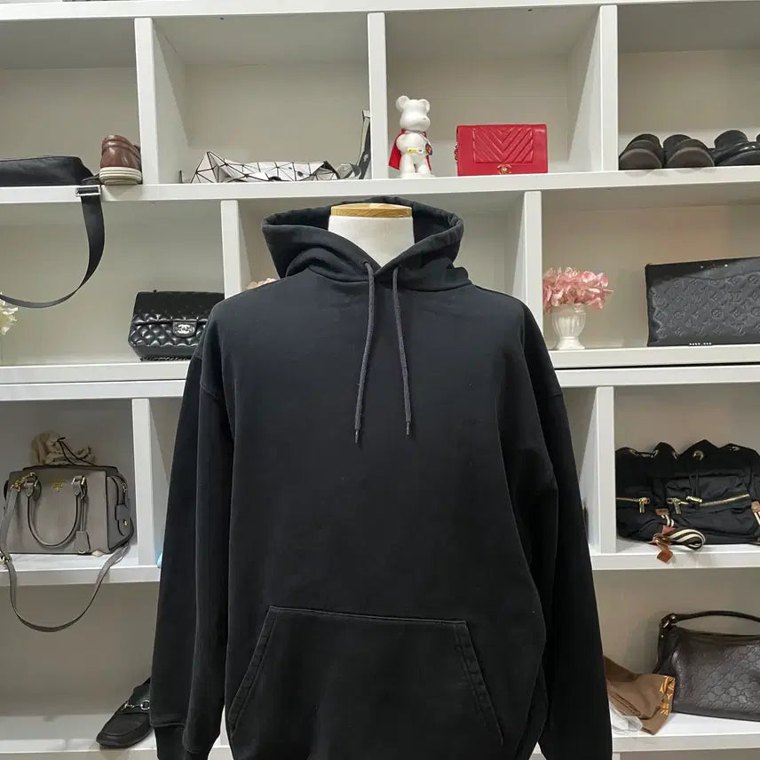 [BUNJANG] Balenciaga Back Logo Hoodie Sweatshirt / [새상품급,100-105] 발렌시아가 백로고 후드 맨투맨 스웻