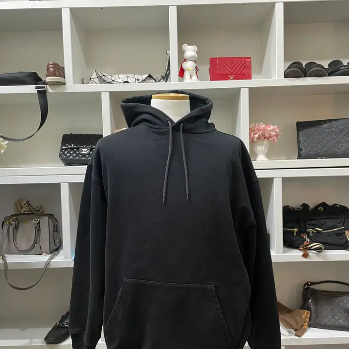 [BUNJANG] Balenciaga Back Logo Hoodie Sweatshirt / [새상품급,100-105] 발렌시아가 백로고 후드 맨투맨 스웻