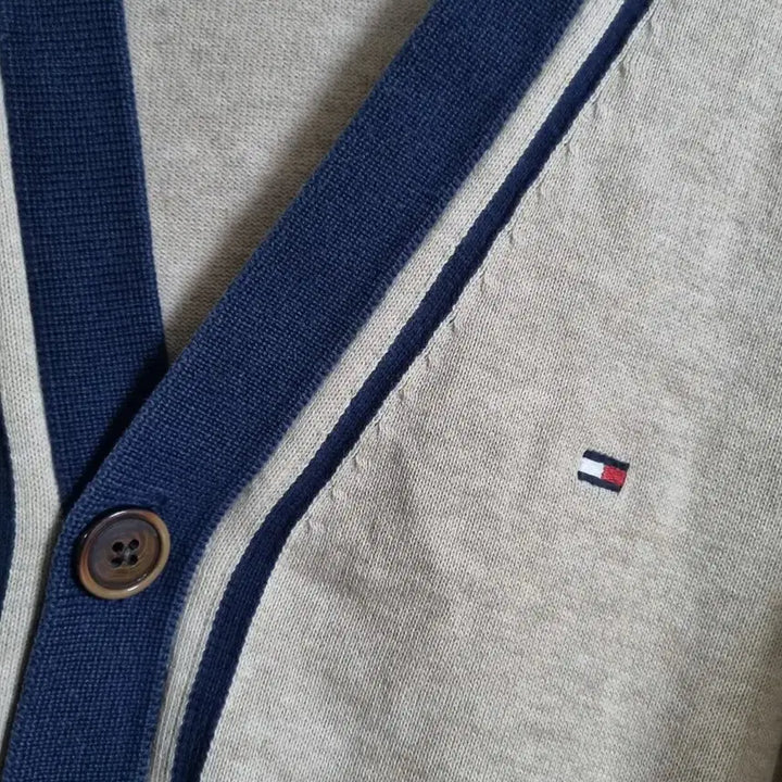 [SOLD OUT] 타미힐피거 베이지색 남성 가디건 사이즈 L
