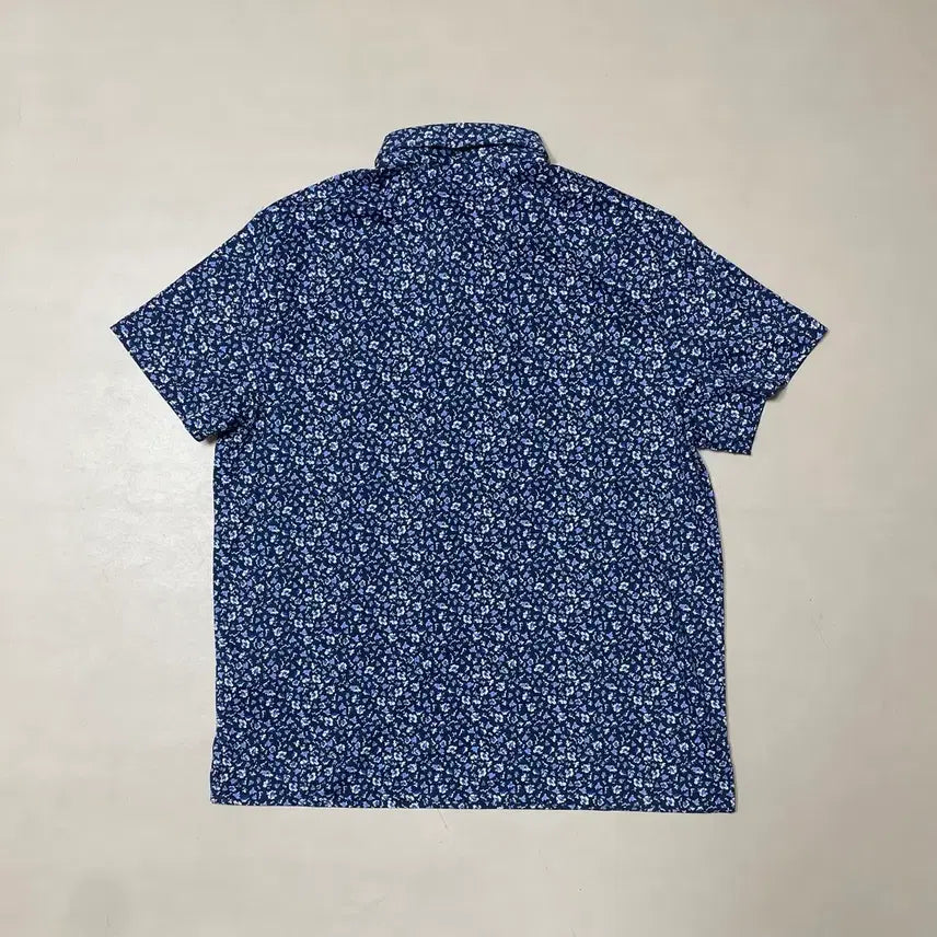 [SOLD OUT] [새상품] 폴로랄프로렌 남성 커스텀 슬림핏 꽃무늬 카라티(XL)
