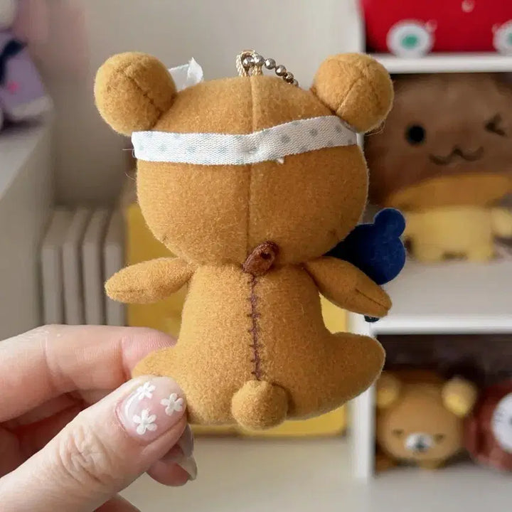 [BUNJANG] San-X Rilakkuma Fan Keyring / 고전 산엑스 리락쿠마 부채 키링