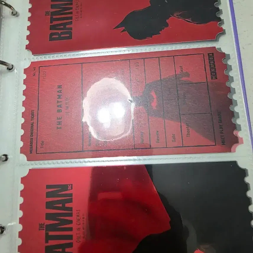 [BUNJANG] The Batman Original Ticket Set / 더배트맨 오티 메가박스 오리지널티켓 2종
