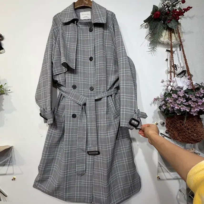 [BUNJANG] Trench Coat (Size 66-77) / 트렌치 66-77넉넉