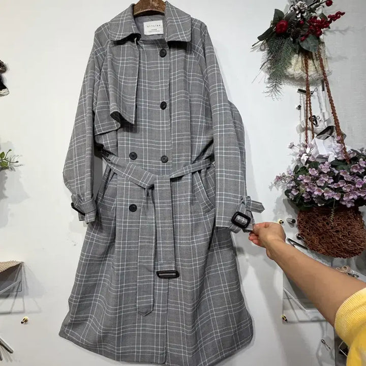 [BUNJANG] Trench Coat (Size 66-77) / 트렌치 66-77넉넉