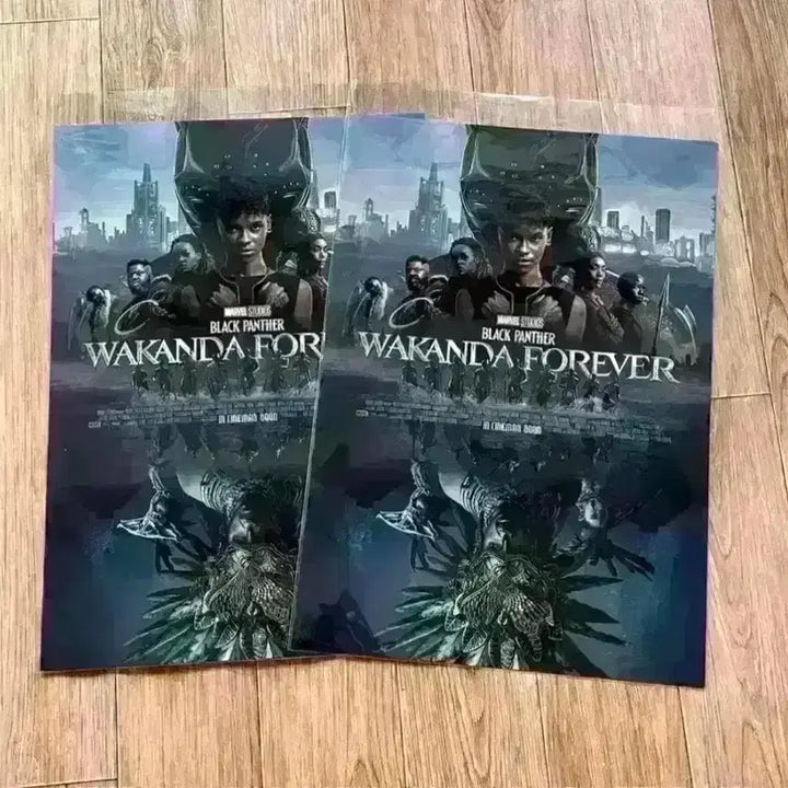 [BUNJANG] Black Panther: Wakanda Forever IMAX 4DX Poster Bundle Set / 블랙팬서2 와칸다포에버 아이맥스 4dx 포스터 필름마크 아트카드 마블
