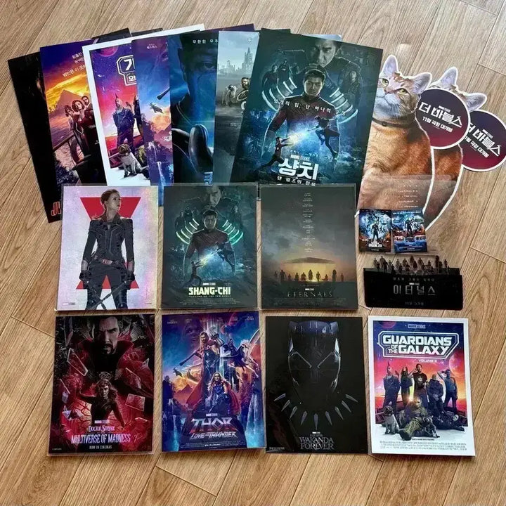 [BUNJANG] Black Panther: Wakanda Forever IMAX 4DX Poster Bundle Set / 블랙팬서2 와칸다포에버 아이맥스 4dx 포스터 필름마크 아트카드 마블