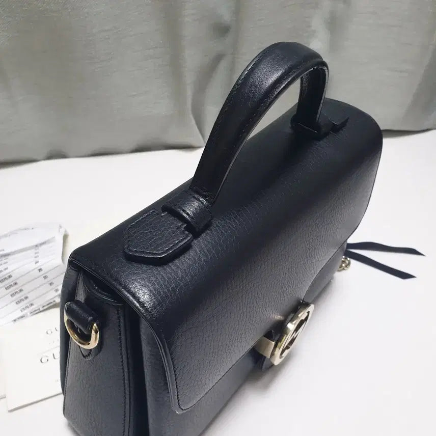 [BUNJANG] Gucci Interlocking Top Handle Bag Black (Small/Medium) / [파워정품] 구찌 인터로킹 탑 핸들백 탑핸들 크로스백 블랙 스몰 미듐 미