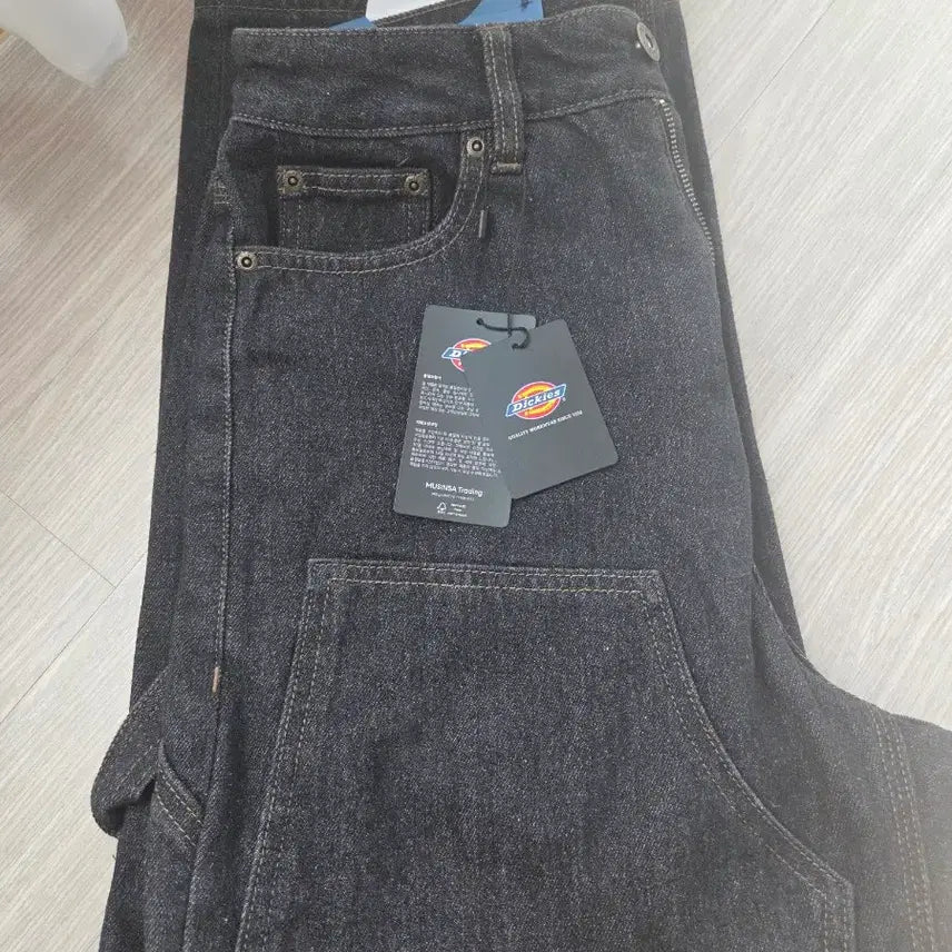 [SOLD OUT] 새상품) 디키즈 더블니 카펜터 데님 팬츠 Black 30사이즈
