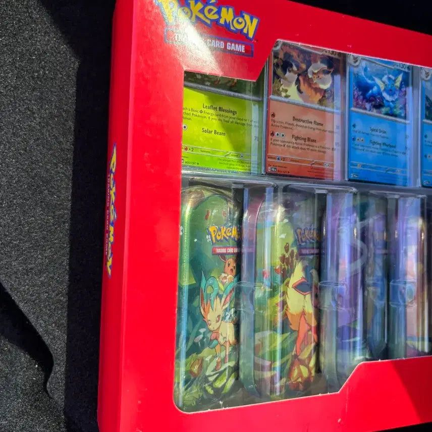[BUNJANG] Pokemon Eevee Evolution 8-Pack Mini Tin Set (Sealed) / 포켓몬 북미 이브이 8팩 미니틴 세트 (미개봉)