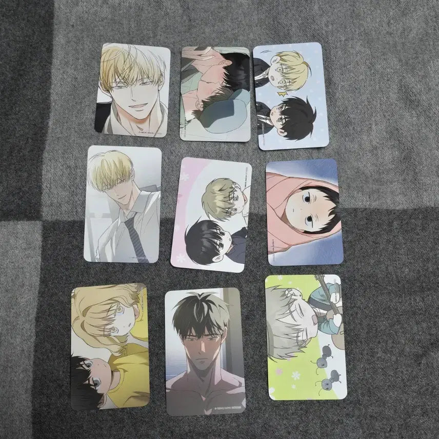 [SOLD OUT] 모펀 사랑도피 짝사랑 필승법 쓰레기 방생금지 방포 포카 9종 드볼 세트