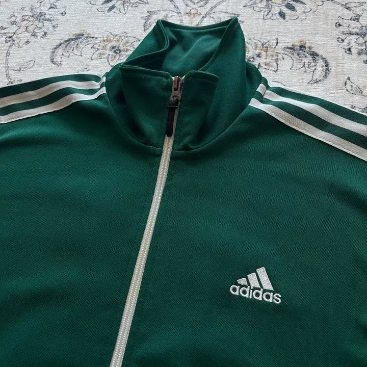 [BUNJANG] Adidas Three-Stripe Track Top Jacket Green 105 / 105 아디다스 삼선 트랙탑 져지 초록색