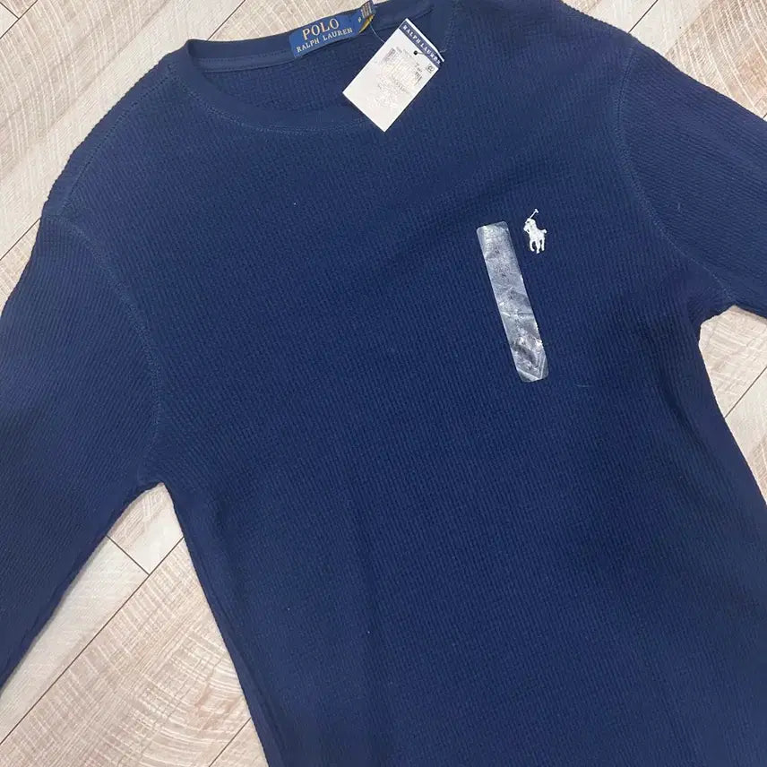 [BUNJANG] Polo Waffle Knit Long Sleeve Shirt / 폴로 와플 니트 슬리브 M