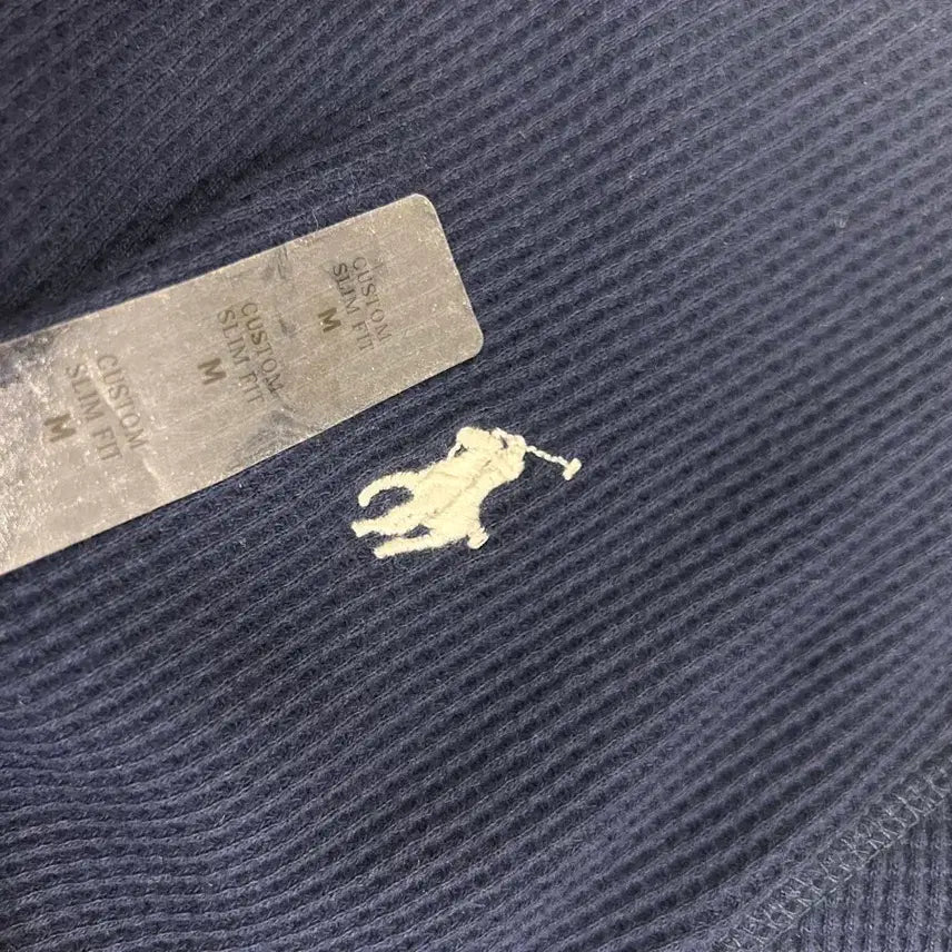 [BUNJANG] Polo Waffle Knit Long Sleeve Shirt / 폴로 와플 니트 슬리브 M