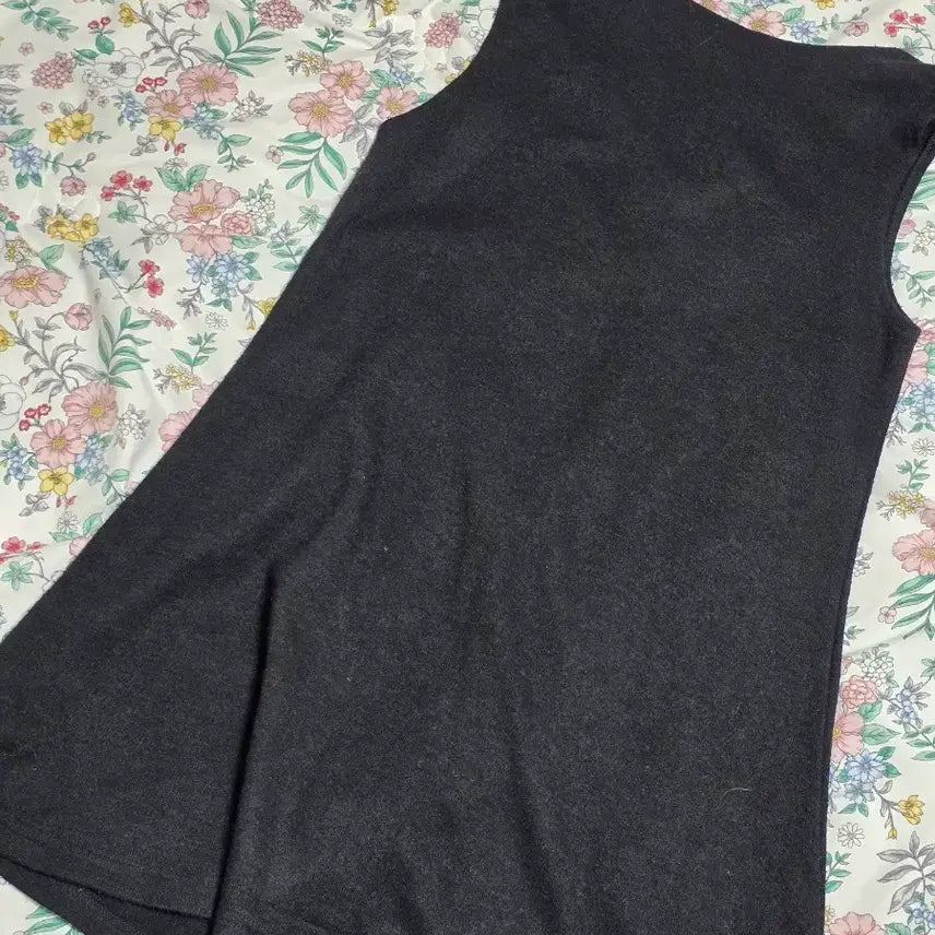 [BUNJANG] Vintage Black Gold Bead Sleeveless Gothic Layered Dress / **서비스 빈티지)블랙 골드비즈 슬리브리스 고딕 레이어드원피스