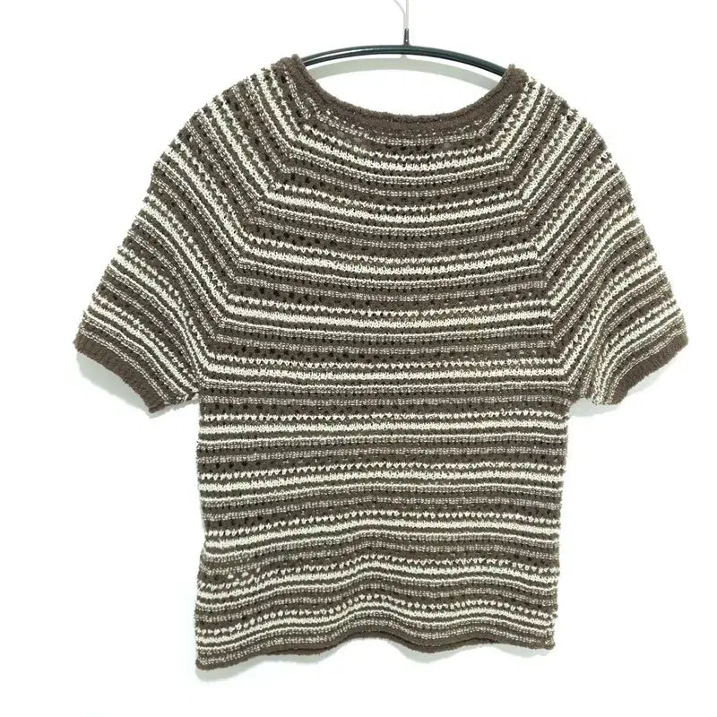 [BUNJANG] ZARA Knit Top S / 자라 반팔 니트 S_S1554