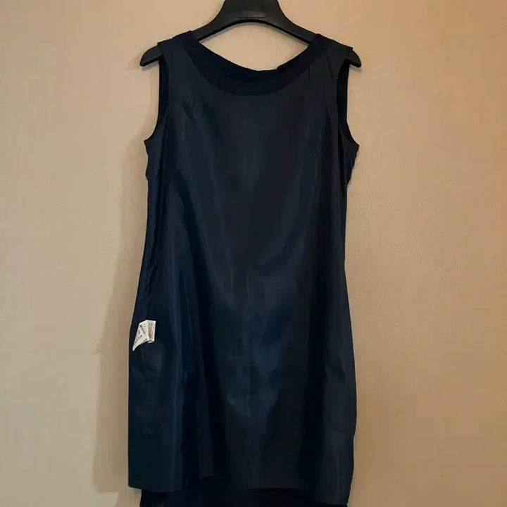 [BUNJANG] The Izzat Dark Navy Pleated Dress / 더아이잗 원피스 55 착샷