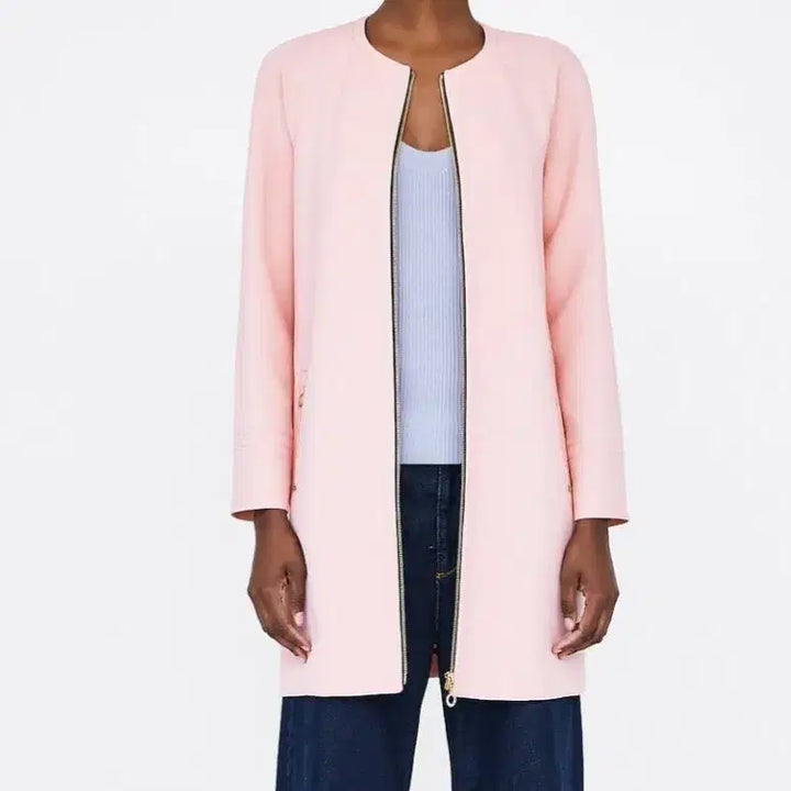 [BUNJANG] ZARA Pink Blazer Jacket / 44~55 새상품 자라 여성 핑크 자켓 정장 점퍼 재킷 새제품 핑크색