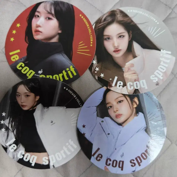 [BUNJANG] Le Coq Sportif Haewon SeolYoon Collaboration Sticker Set / 르꼬끄 해원 설윤 콜라보 굿즈