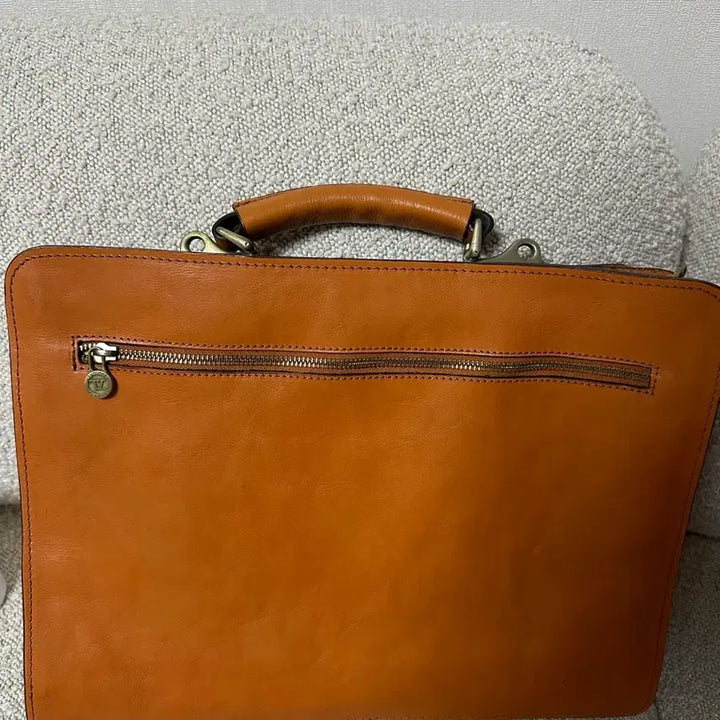 [BUNJANG] Tuscany Leather Italian Leather Briefcase / Tuscany Leather 이태리 가죽 서류 가방 브라운 팝니다
