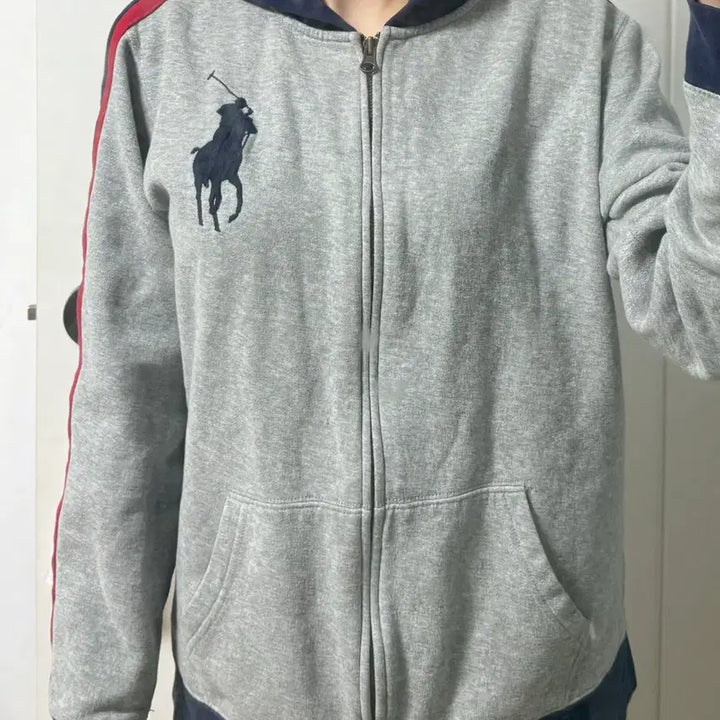 [SOLD OUT] 폴로 랄프로렌 반집업 맨투맨 (그레이) 상태좋음