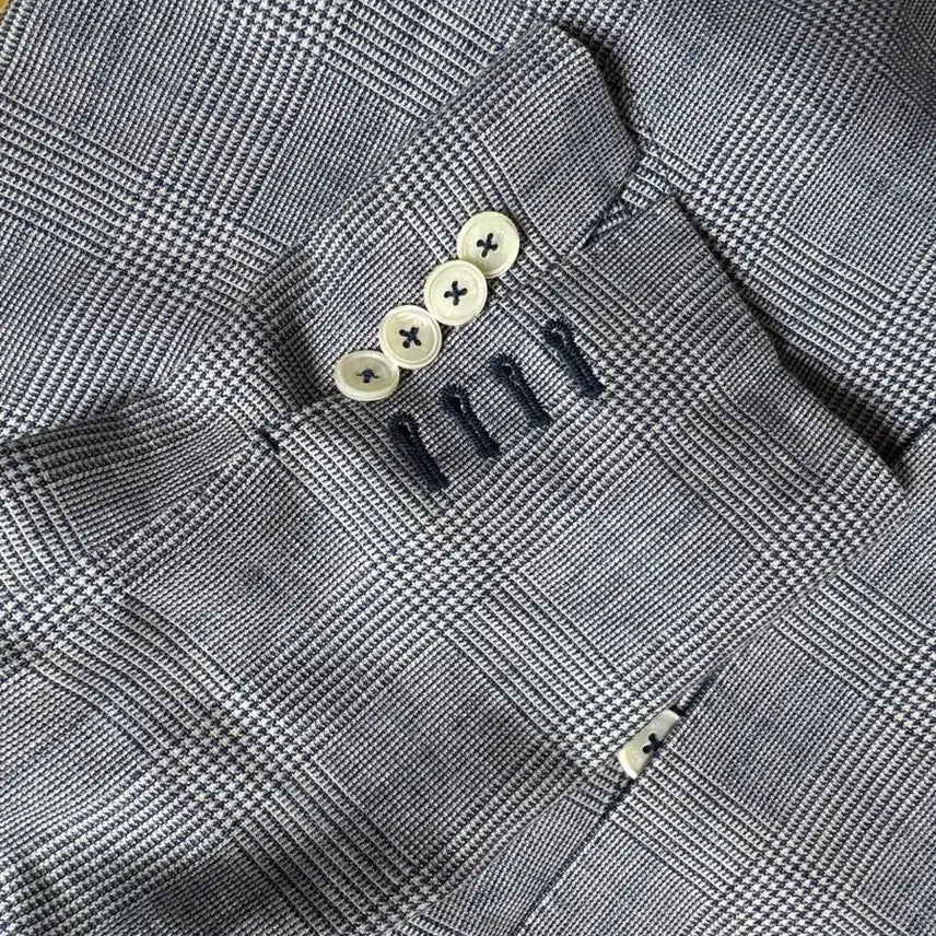 [BUNJANG] VanHart Di Albazar Linen Double Jacket / 반하트 디 알바자 린넨 더블 자켓