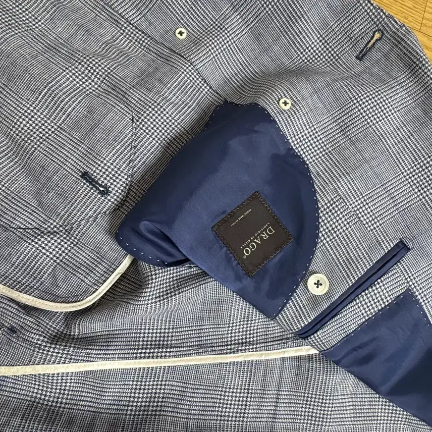 [BUNJANG] VanHart Di Albazar Linen Double Jacket / 반하트 디 알바자 린넨 더블 자켓